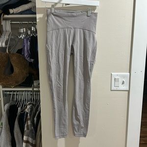 Lululemon Leggings with mesh embellishments